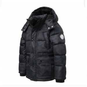 DKNY Youth Parka Snap Closure Storm Fly With YKK Zipper Nwt